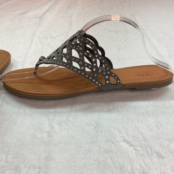 93 Vintage Hallie Thong Sandal Size 9M - Picture 2 of 10